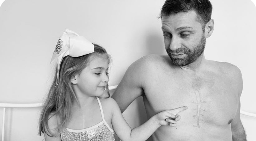 Dad Gets Tattoo of Daughter's Open-Heart 'Zipper' Scar