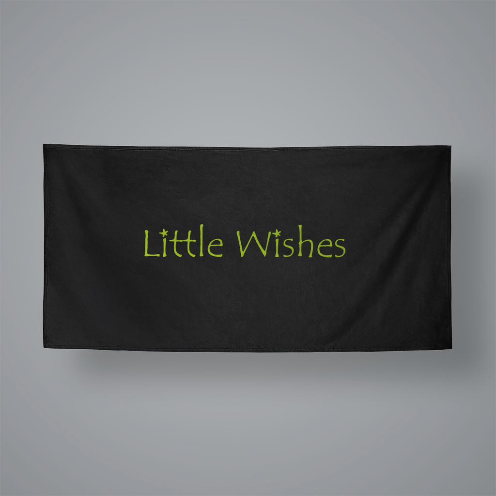 Little Wishes Lime Logo Towel