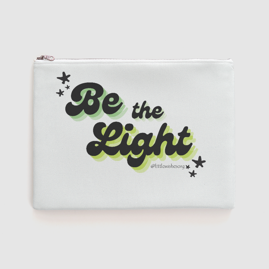 Little Wishes/Be the Light Zipper Pouch