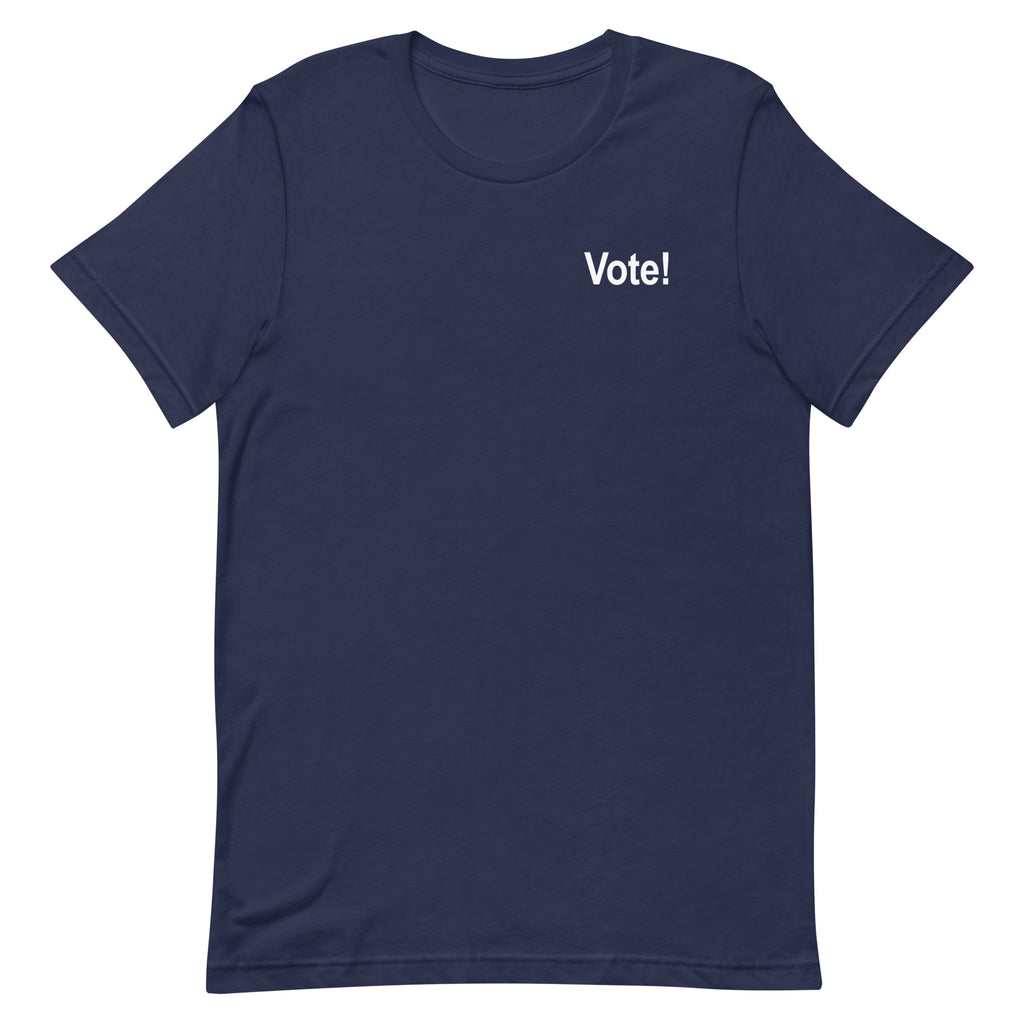 Vote! Rosie the Uterus Navy Unisex t-shirt