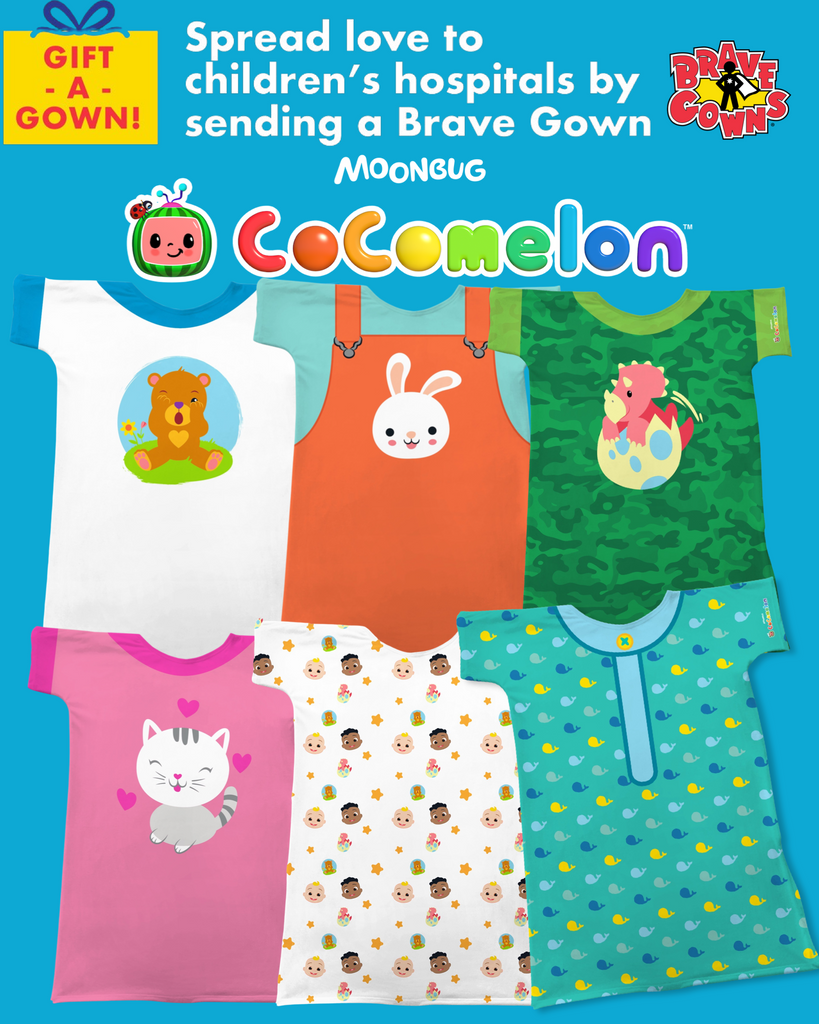 Sponsor a CoComelon Brave Gown for a Hospitalized Child