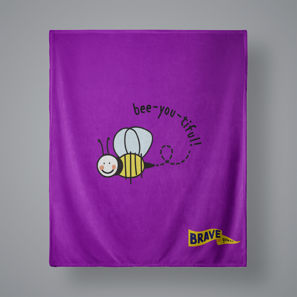Bee-You-Tiful Plush Throw Blanket