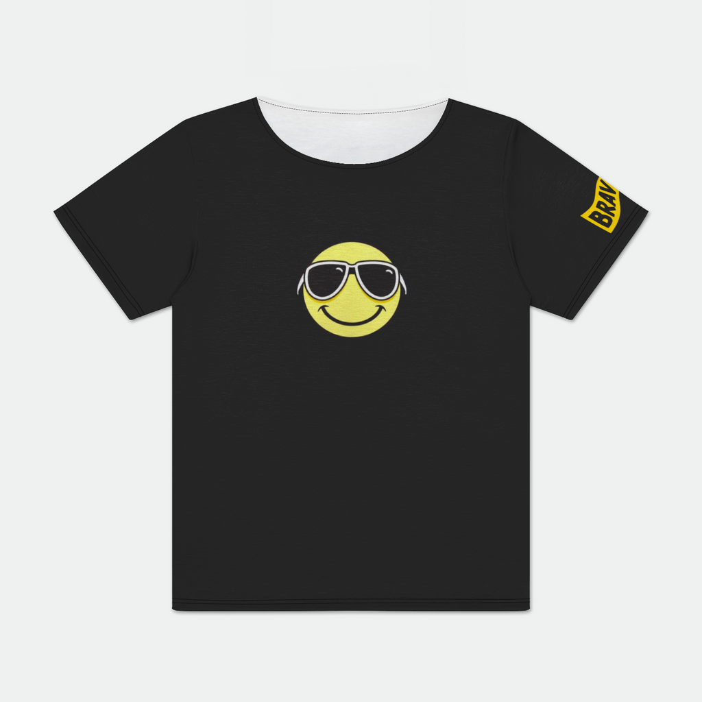 Happy Face Snap Tee