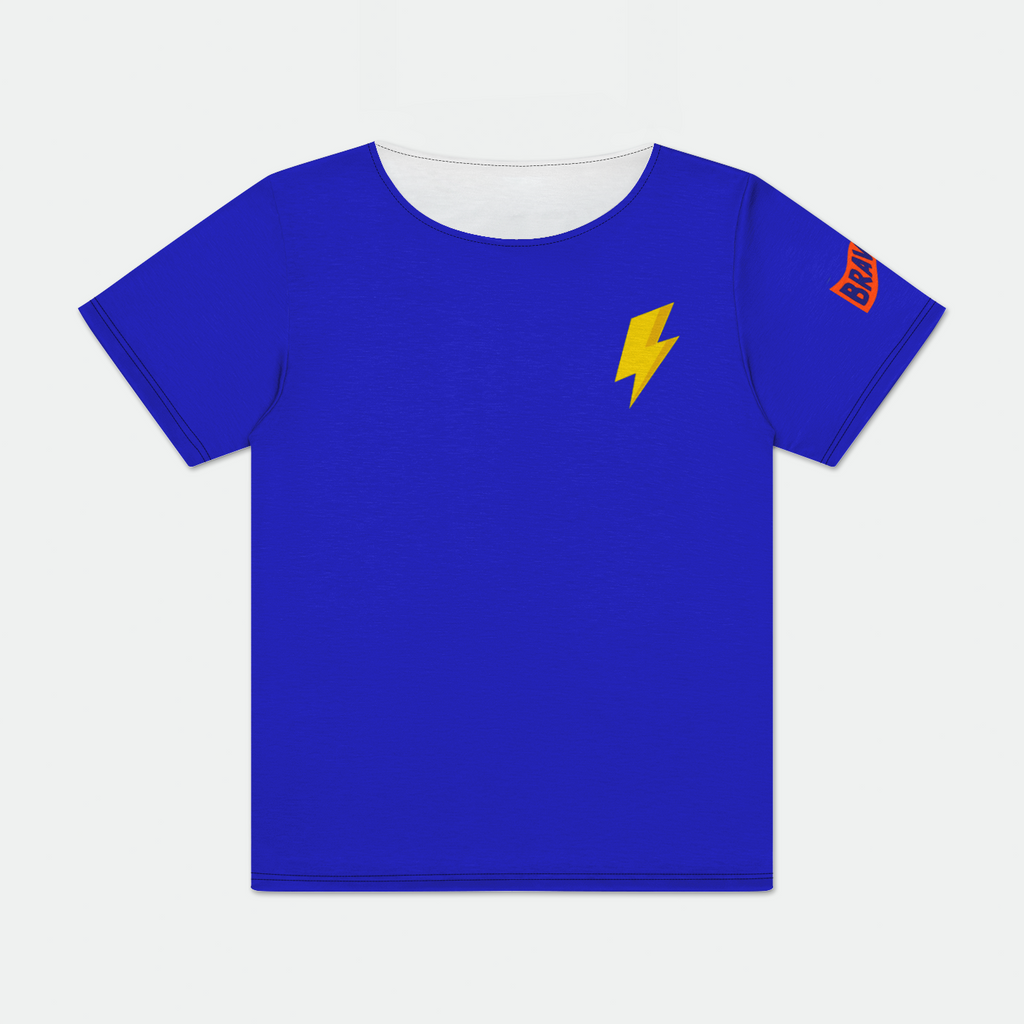 Blue Bolt Snap Tee