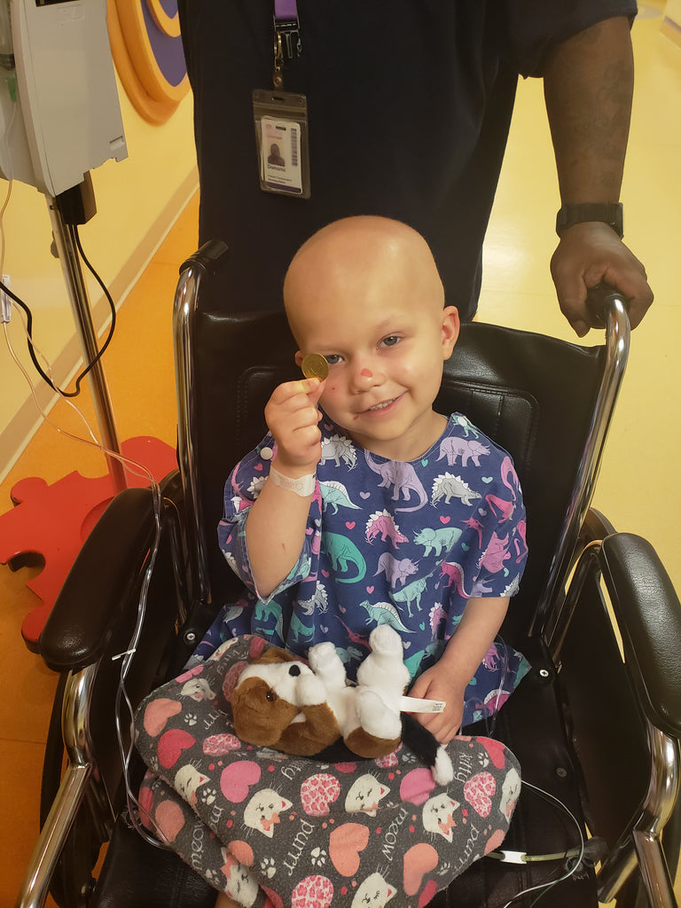 Sponsor A Brave Gown For Three-Year-Old Lyncoln in Treatment w/ Leukemia Through 2025