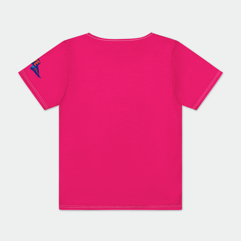 Pink Bolt Snap Tee