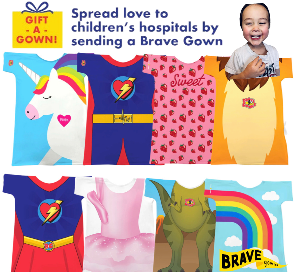GIFT-A-GOWN TO A HOSPITALIZED CHILD w/ STRONG LIKE SPIDEY