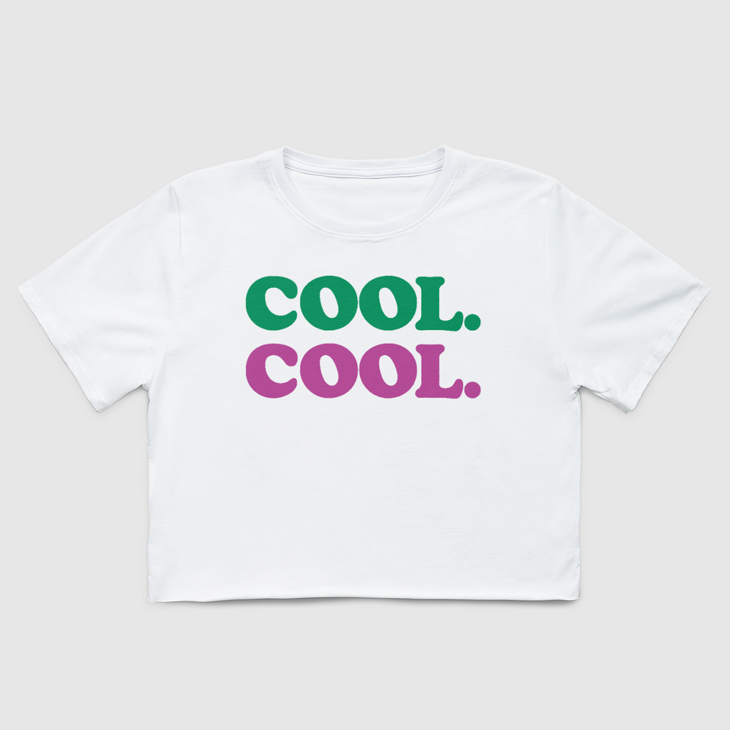 COOL COOL Womens Crop Tee