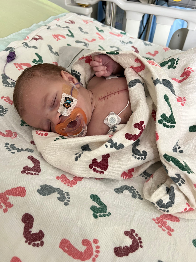 Sponsor A Brave Gown For a Two-Month-Old Awaiting Open Heart Surgery