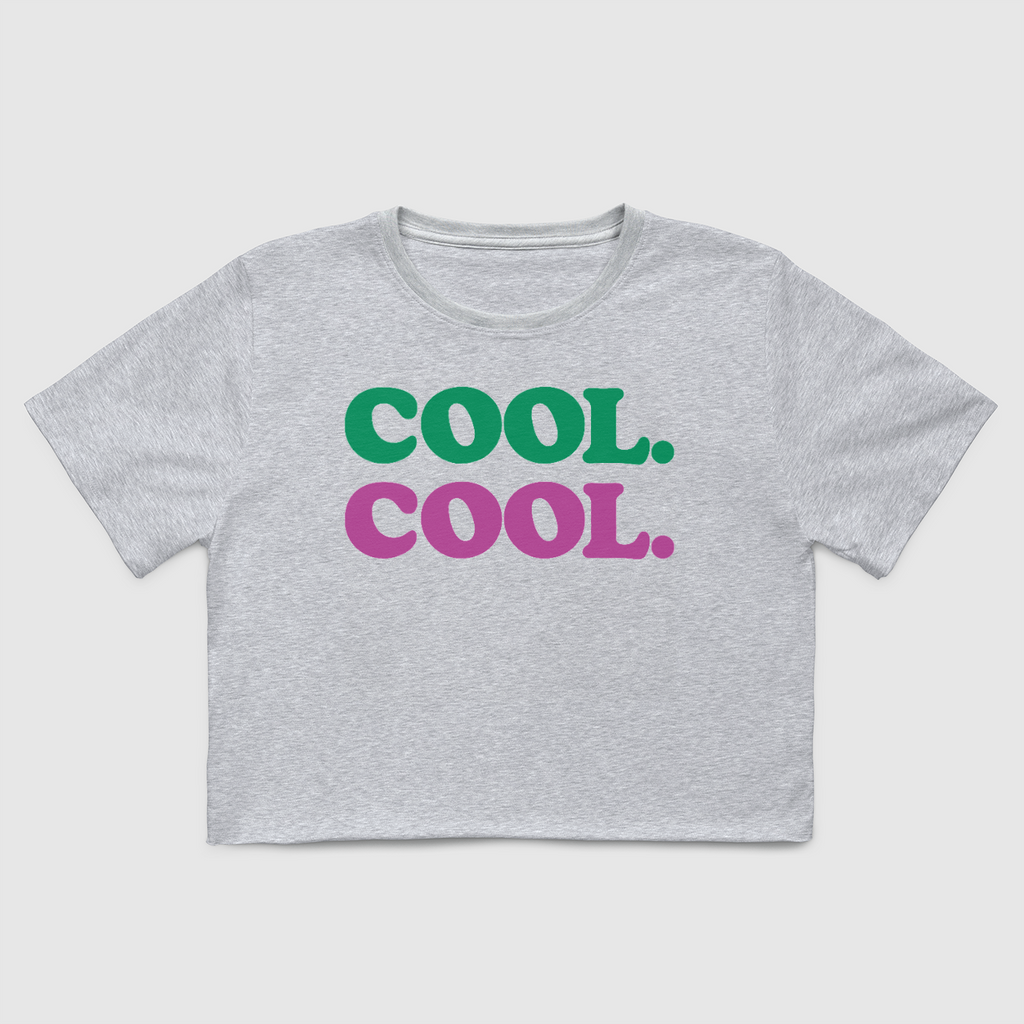 COOL COOL Womens Crop Tee