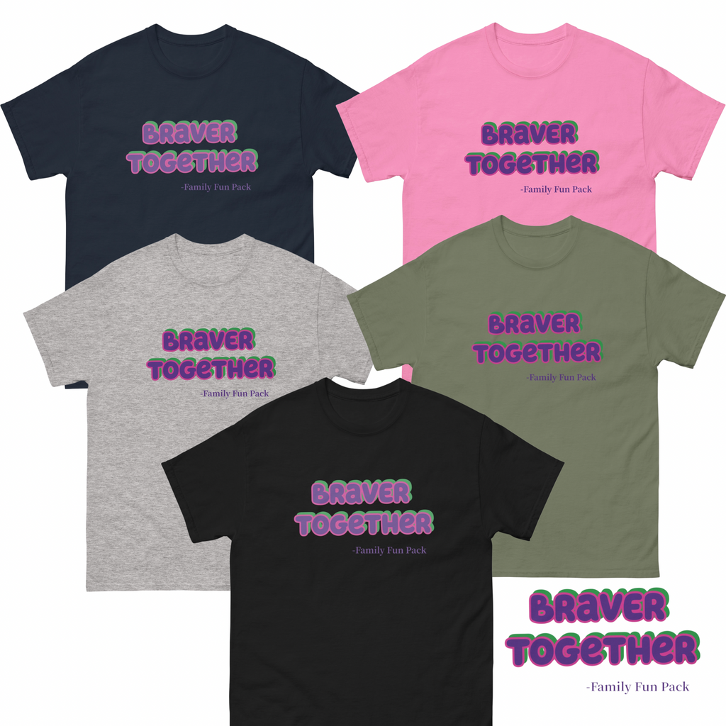 Family Fun Pack Braver Together Adult T-shirts (7 Colors)