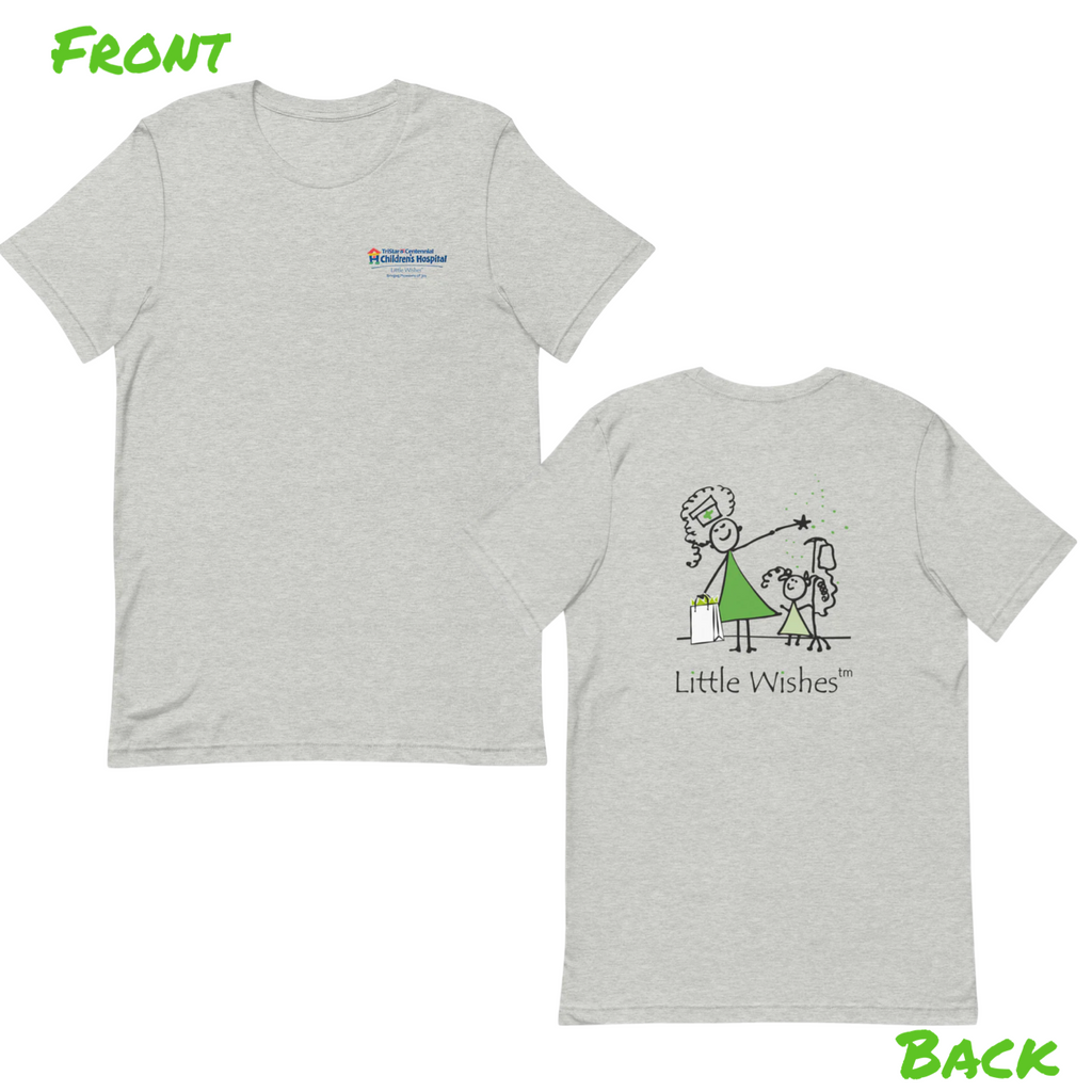 Tristar x Little Wishes Unisex t-shirt (Gray & White)