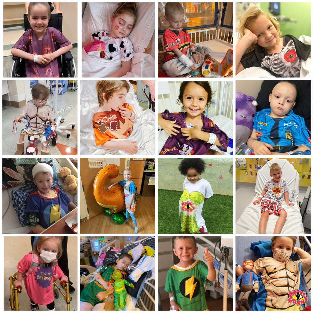 Gift A "SPOOKY" Brave Gown To A Hospitalized Child in Honor of Luna