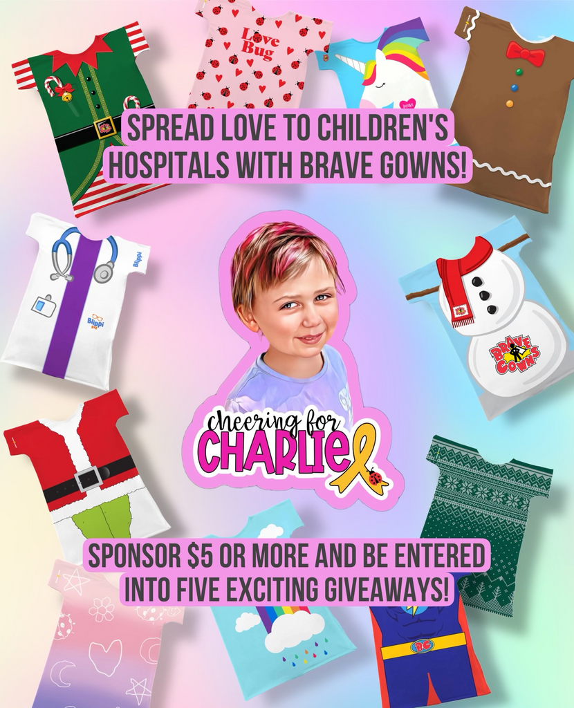 Spread Holiday Cheer w/ Cheering For Charlie To Children's Hospitals & To Enter To Win One Five Exciting Prizes!