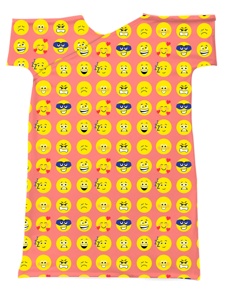 Today I Feel...Blue Emoji Gown