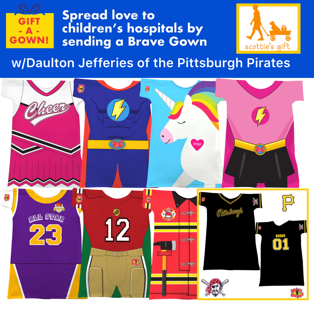 Help Gift Brave Gowns to the Children's Hospital of Pittsburgh w/Daulton Jefferies & Scottie's Gift Foundation