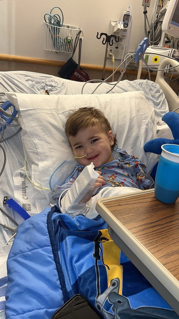 Sponsor A Brave Gown For Two-Year-Old Mason w/ T Cell Leukemia Awaiting Super Powers-Sponsored