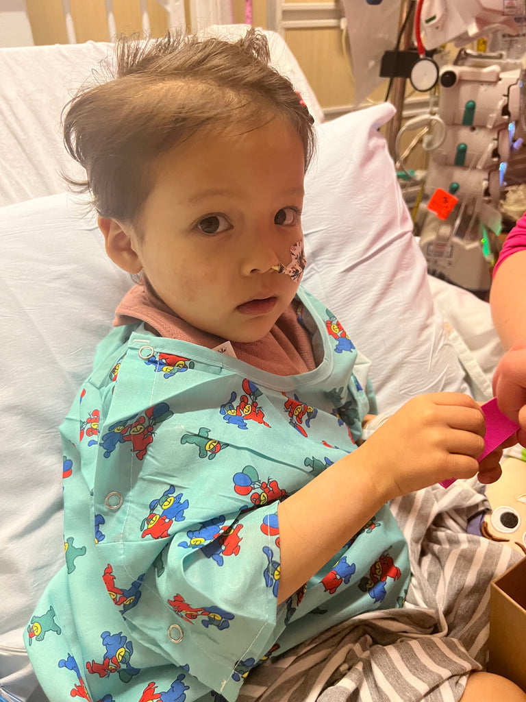 Sponsor A Brave Gown For Two-Year-Old Jia w/High Risk Neuroblastoma-Sponsored