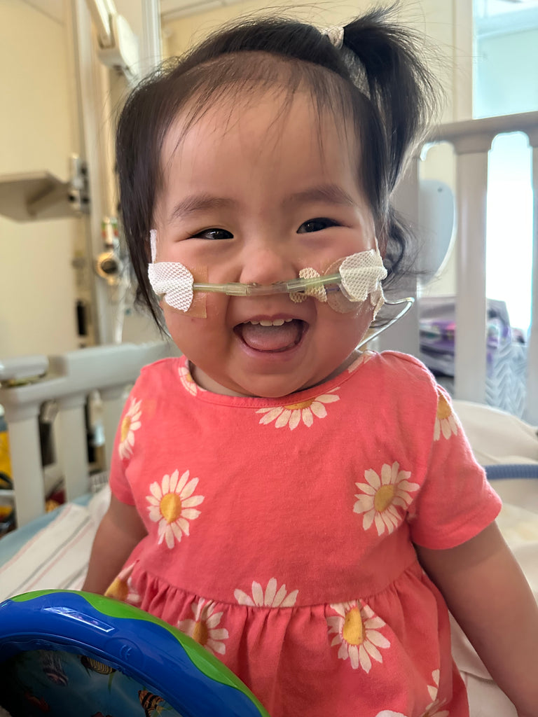 Sponsor A Brave Gown For Eighteen-Month-Old Heart Warrior Amelia w/Left Ventricle Non-Compaction Cardiomyopathy-SPONSORED