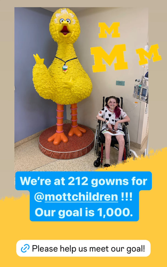 Help Kennedy Spread Brave Gowns To Mott's Children's Hospital