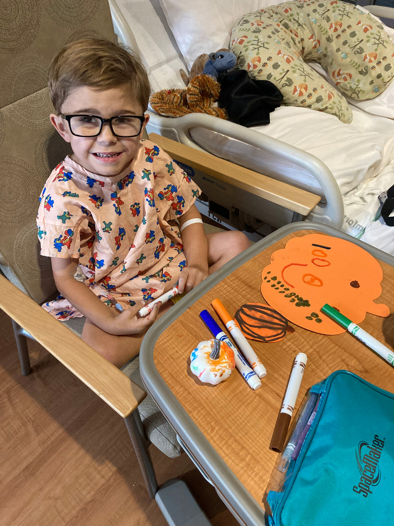Sponsor A Brave Gown For Six-Year-Old Harvey Hospitalized After His 5th Open Heart Surgery