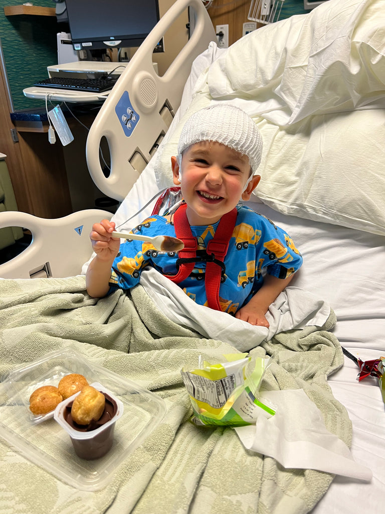 Sponsor A Brave Gown For Four-Year-Old Greyson w/ Brain Tumor-SPONSORED