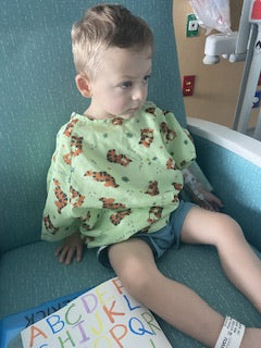 Sponsor A Brave Gown For Three-Year-Old Maverick in Treatment w/ Esophageal Atresia