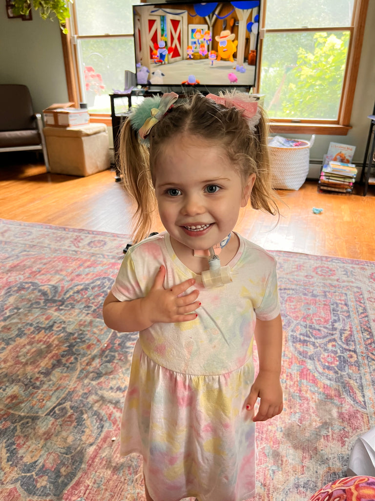 Sponsor A Brave Gown For Three-Year-Old Elli Having a Third Open Heart Surgery-Sponsored