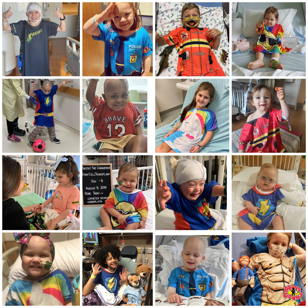 Gift A "SPOOKY" Brave Gown To A Hospitalized Child in Honor of Luna