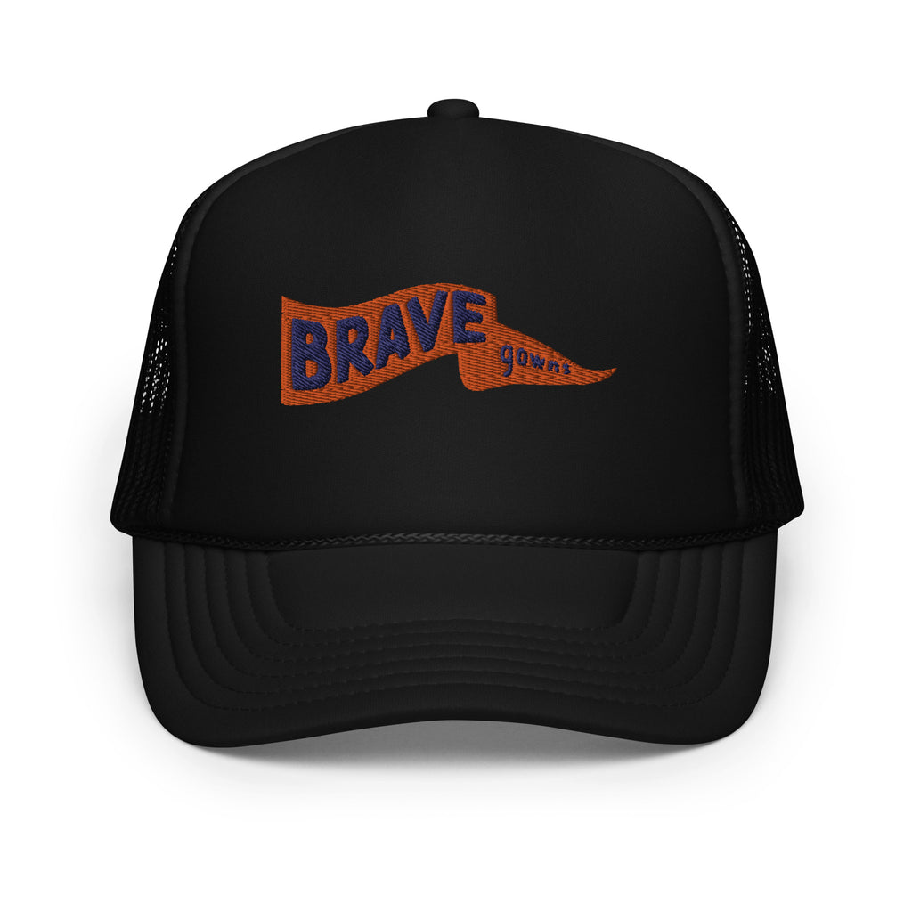 Orange Banner Trucker Hat (4 Colors)