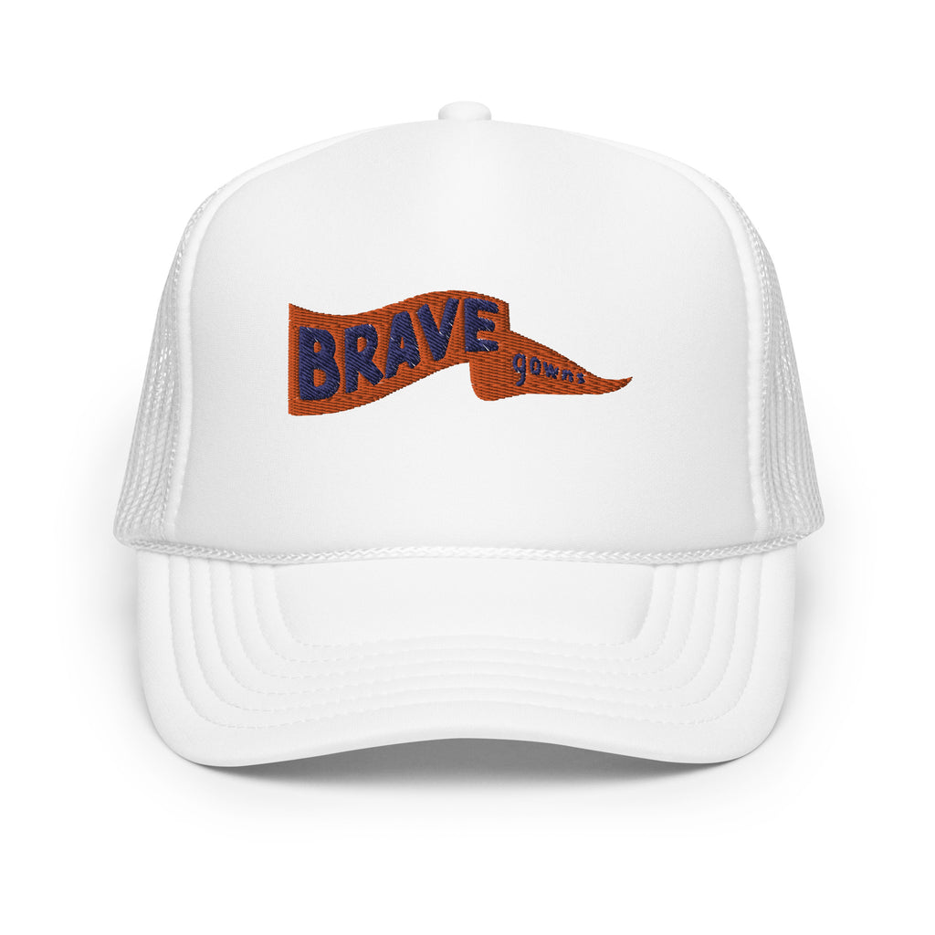 Orange Banner Trucker Hat (4 Colors)