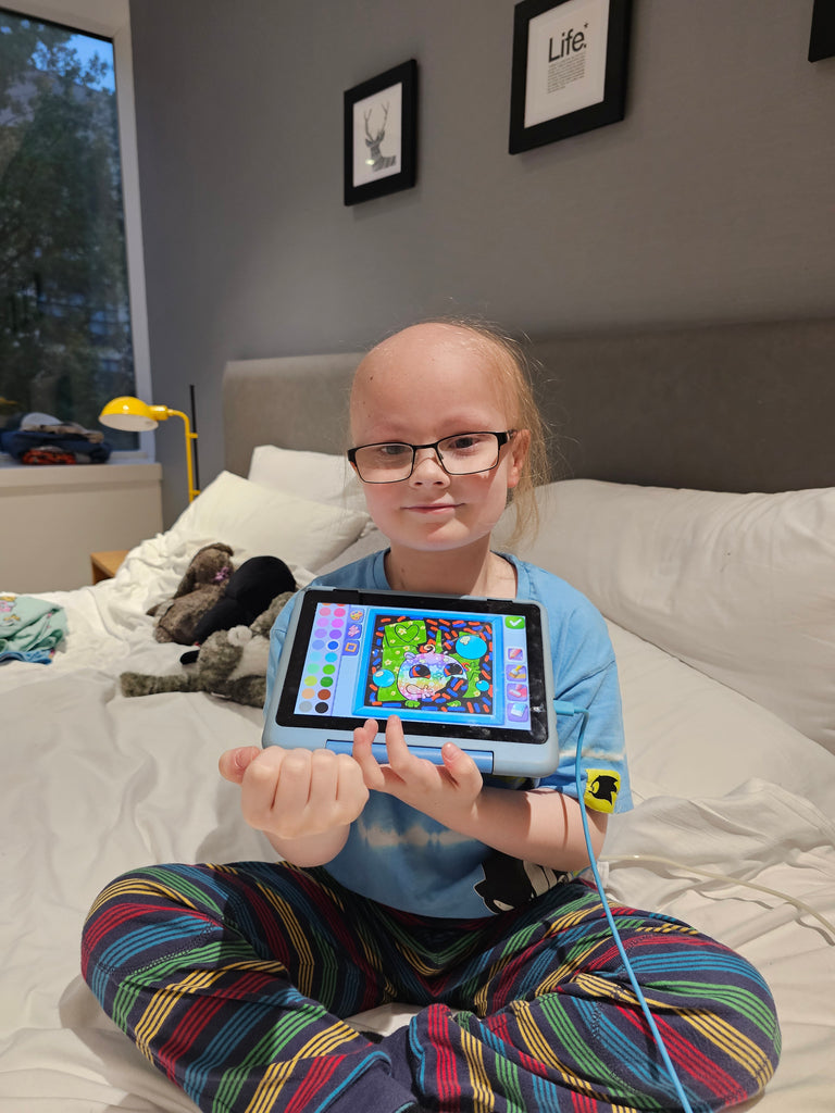 Sponsor A Brave Gown For Seven-Year-Old Ezra w/High Risk Medulloblastoma