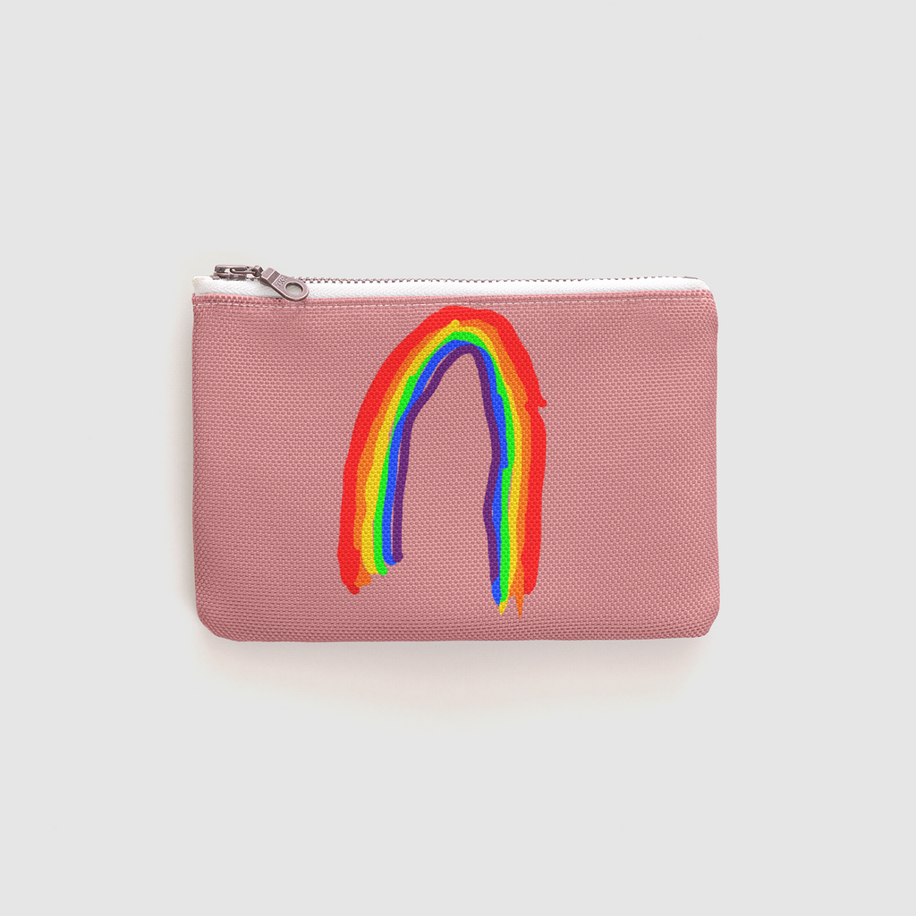 Charlie's Rainbow Zipper Pouch
