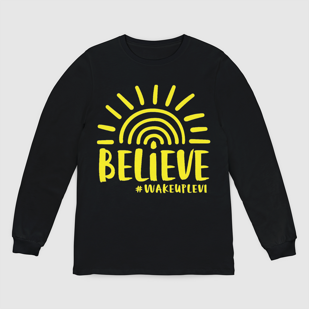 Levi Believe Candle Black Unisex Long Sleeve Tee