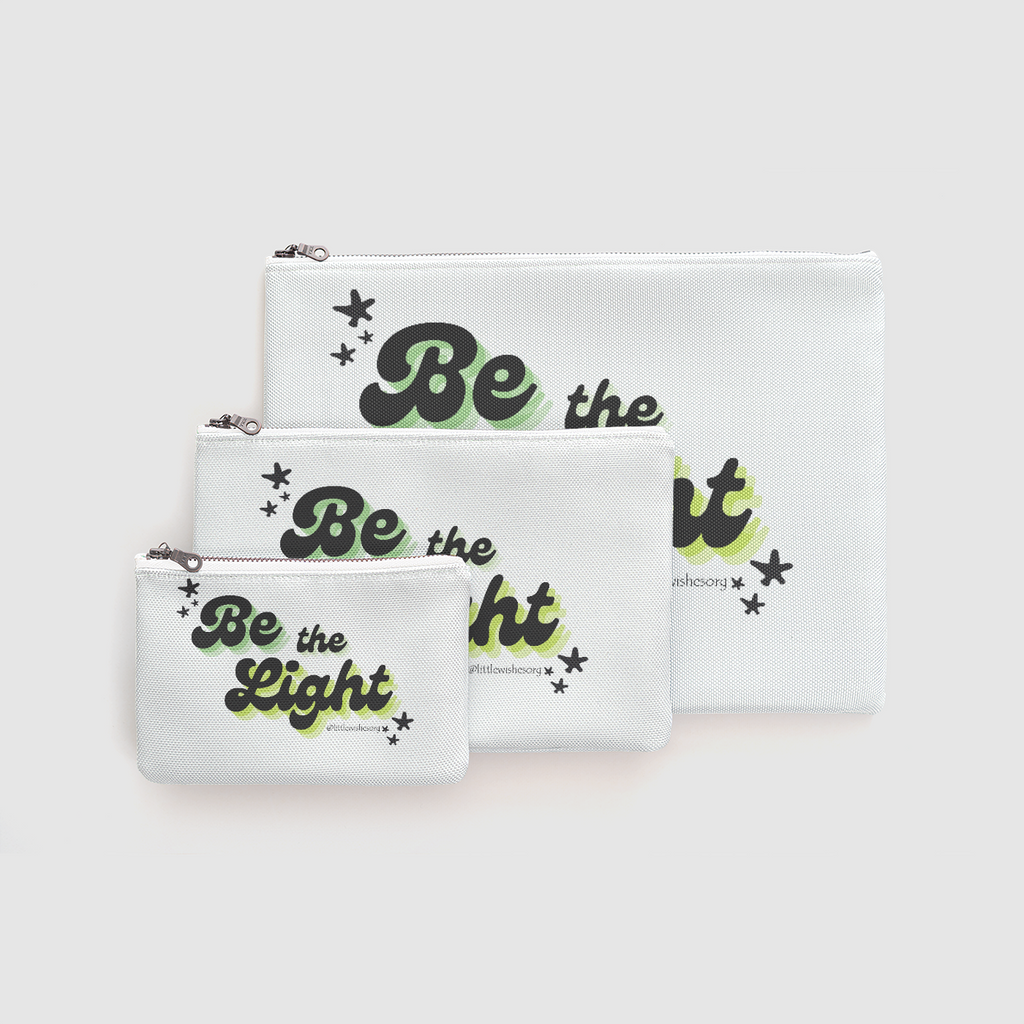 Little Wishes/Be the Light Zipper Pouch