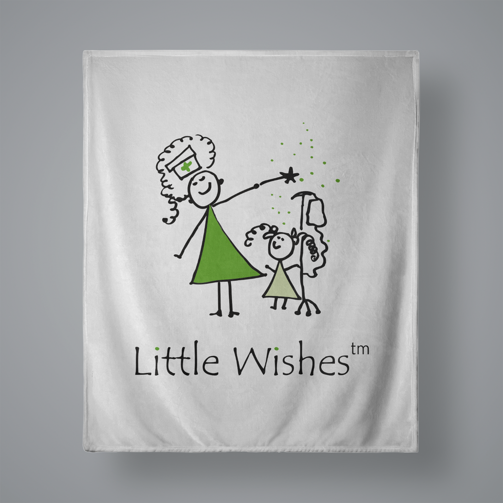 Little Wishes Plush Throw Blanket