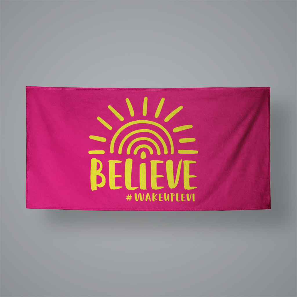 Levi Believe Candle Beach Towel 