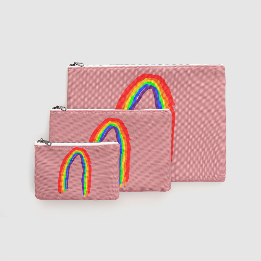 Charlie's Rainbow Zipper Pouch