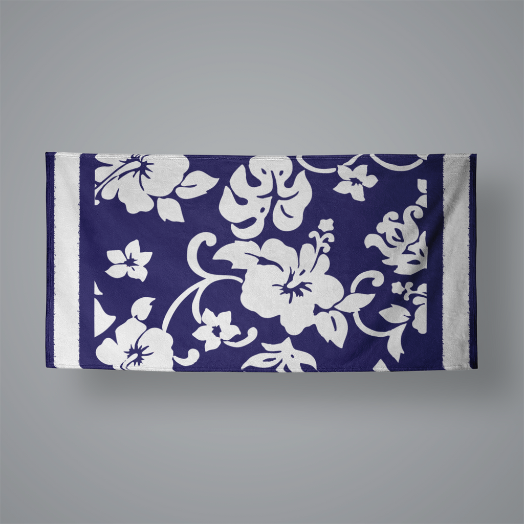 BLUE HAWAIIAN TOWEL BEACH TOWEL
