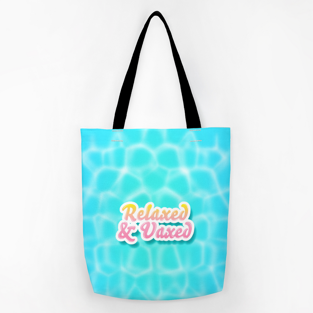 RELAXED & VAXED TOTE BAG