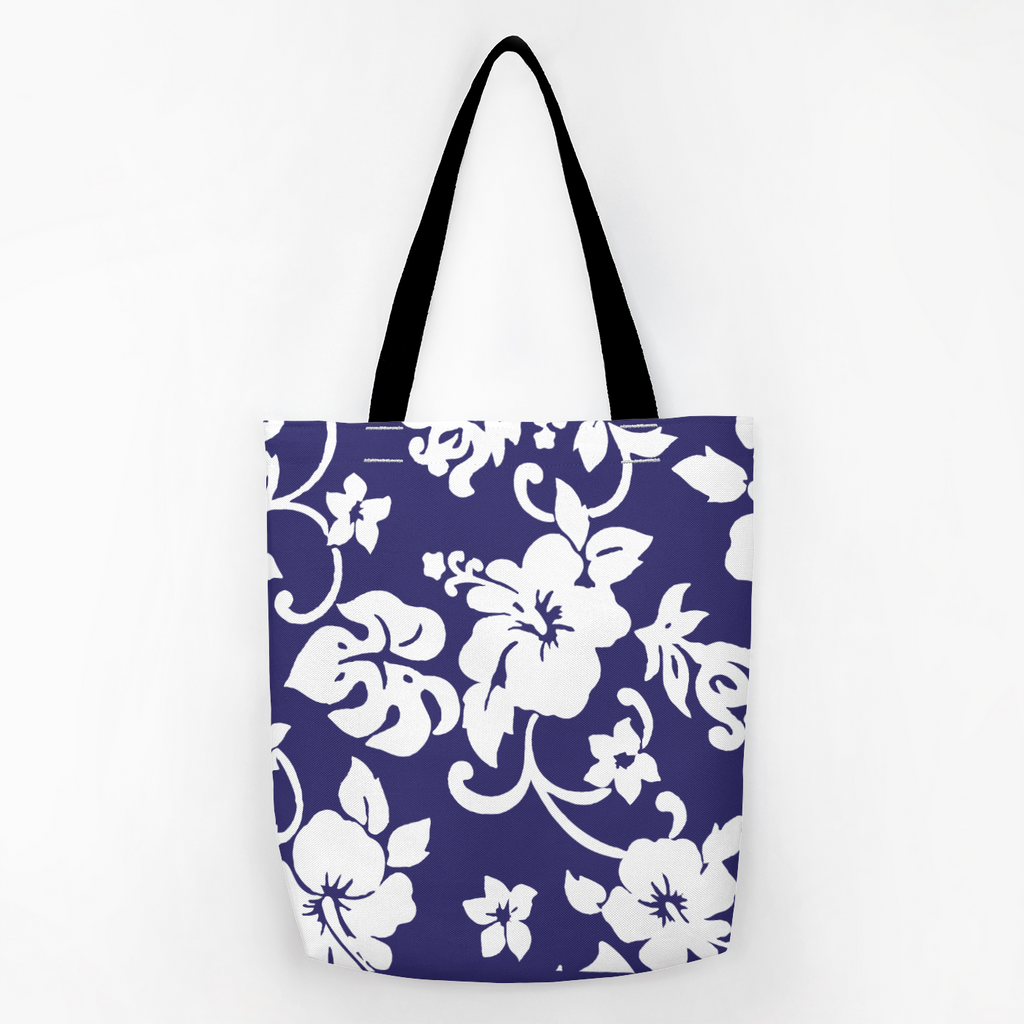 BLUE HAWAIIAN TOTE BAG