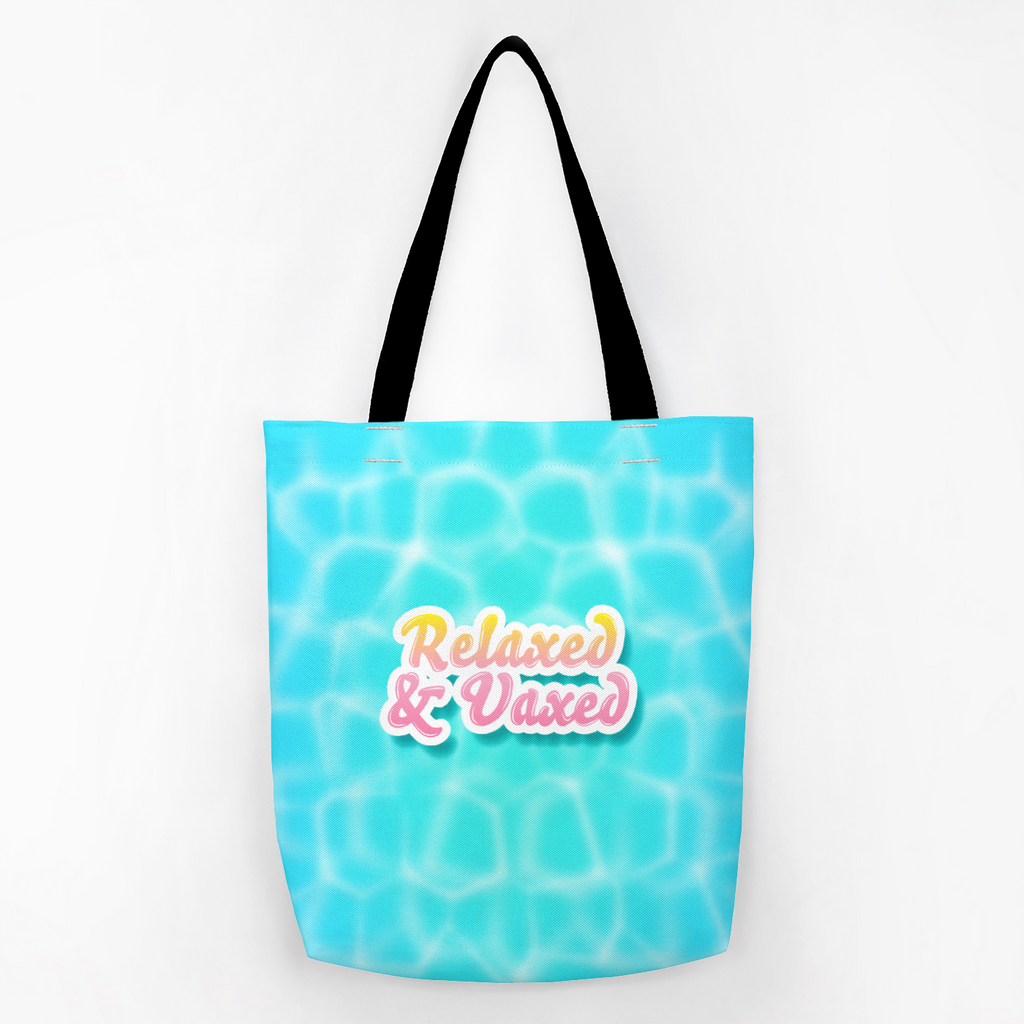 RELAXED & VAXED TOTE BAG