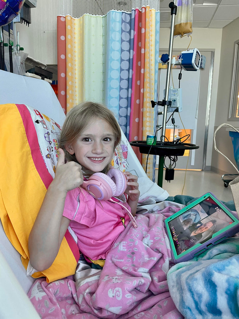 Help Zoe Gift Brave Gowns to Her Friend's at Mott's Children's Hospital