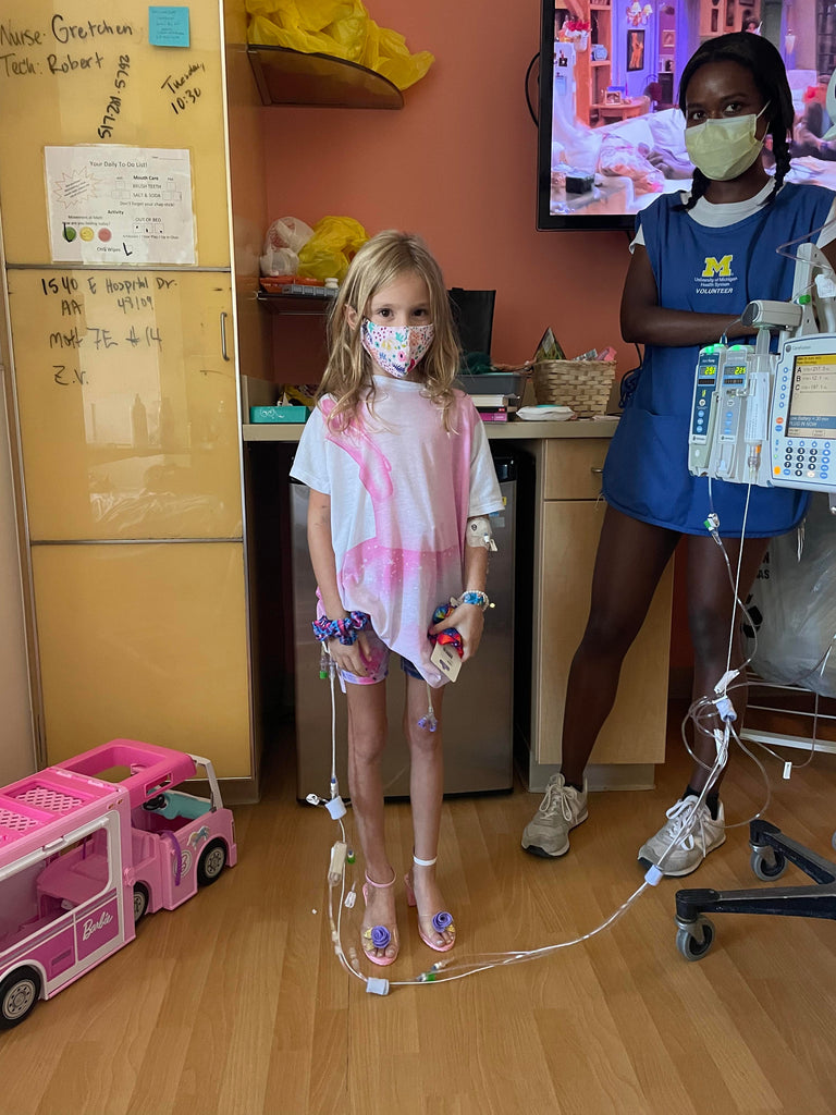 Help Zoe Gift Brave Gowns to Her Friend's at Mott's Children's Hospital