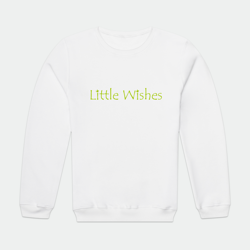 Little Wishes Lime Logo Sweatshirt