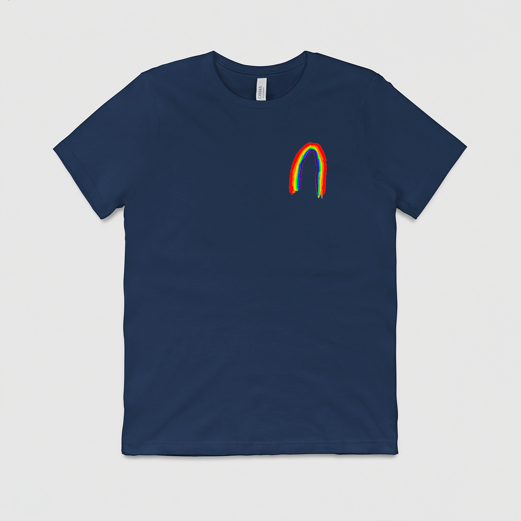 Charlie's Rainbow T-shirt (White, Navy, Black)