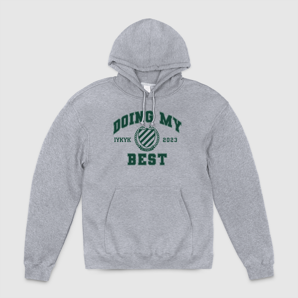 Collegiate Unisex Grey Hoodie