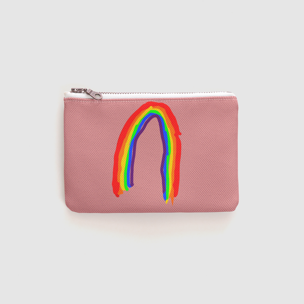 Charlie's Rainbow Zipper Pouch