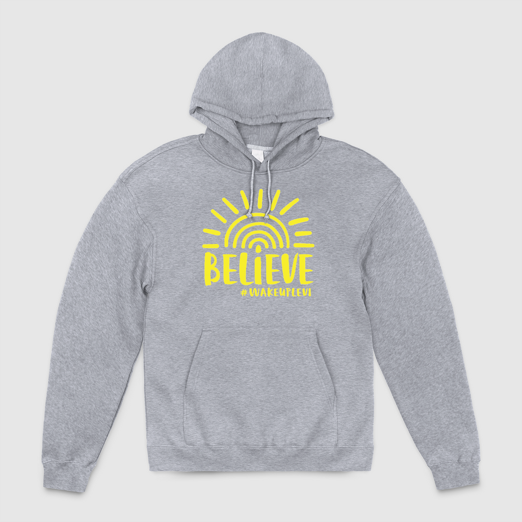 Levi Believe Candle Grey Hoodie