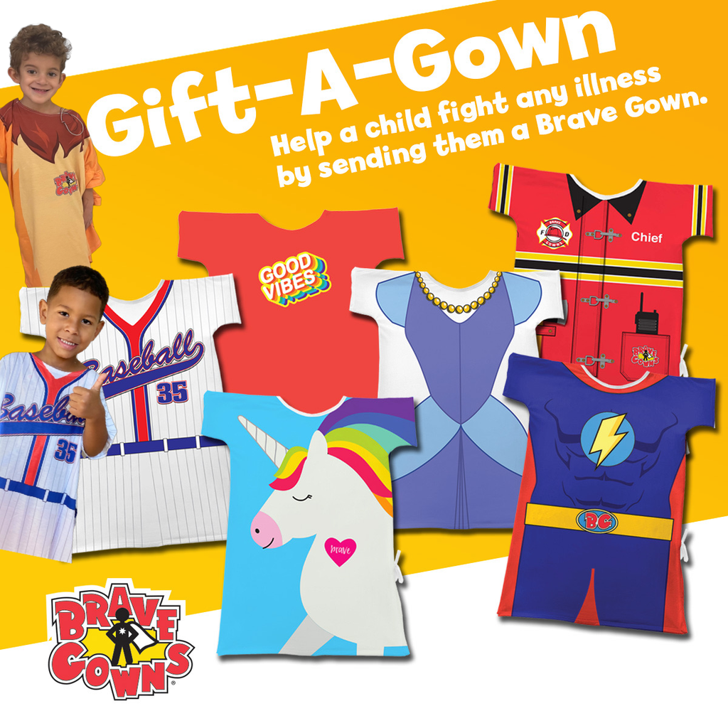 Help Alex & Jei Gift Brave Gowns to Nicklaus & Boston Children's Hospitals